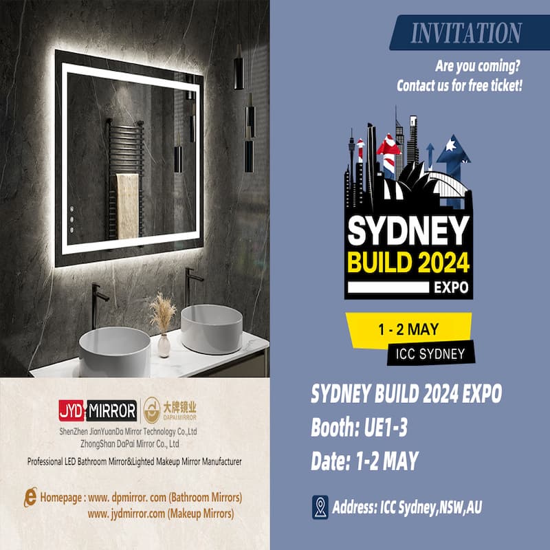 イノベーションの発表: JYD ミラーが来たるシドニー建築材料博覧会で最先端のミラーを展示
